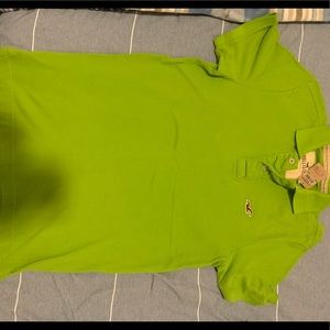 Lime Green Hollister polo